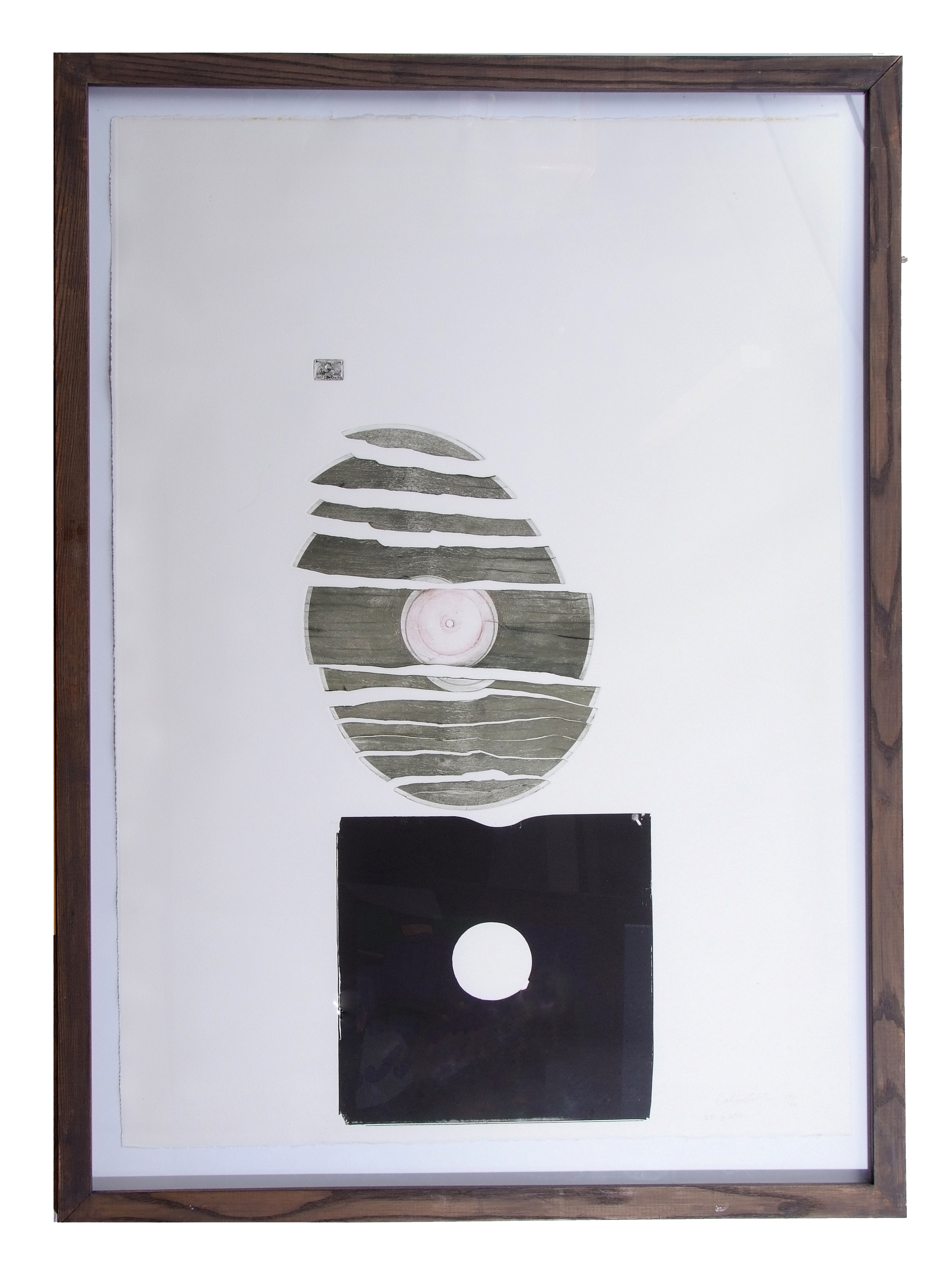 •AR Colin Self (born 1941), "Wax 78RPM" (from The Odyssey Series), mixed media, signed, dated 27 9