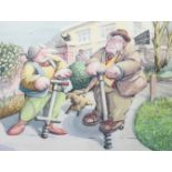 •AR Sam Capps (born 1929), "Springtime", watercolour, signed lower left, 28 x 36cm