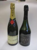 NV Moet Champagne (1 bottle) t/w NV Vintage Cava Sparkling (1 bottle)