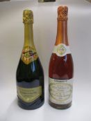 NV Demoiselle Champagne (1 bottle) t/w NV Vin Mousseux Rose Sparkling (1 bottle)