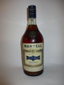 Martell 3-star Cognac - 24 fl oz, 70' Proof.