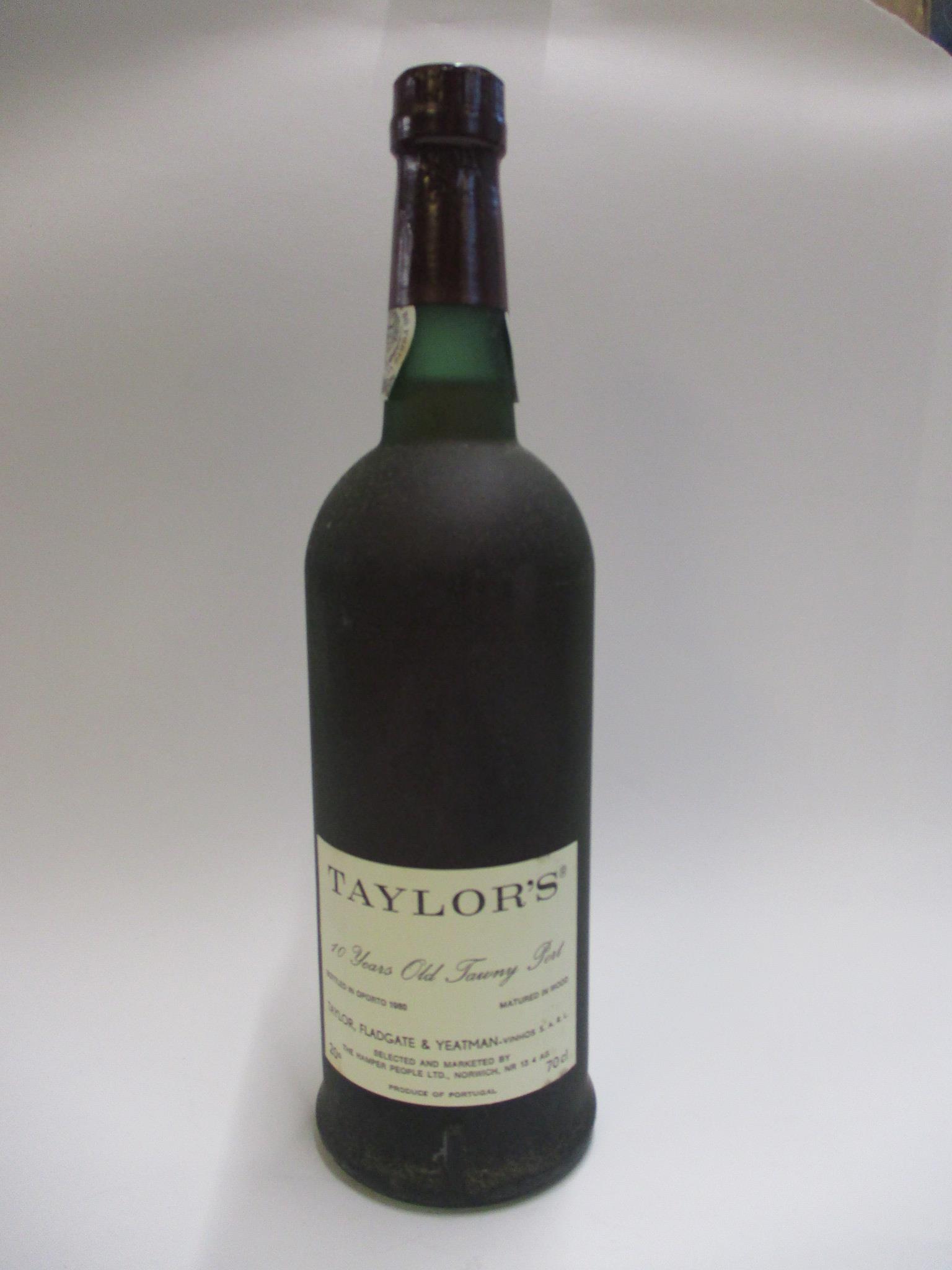 Taylors 10 Year Old Tawny Port, bottled 1980, 1 bottle