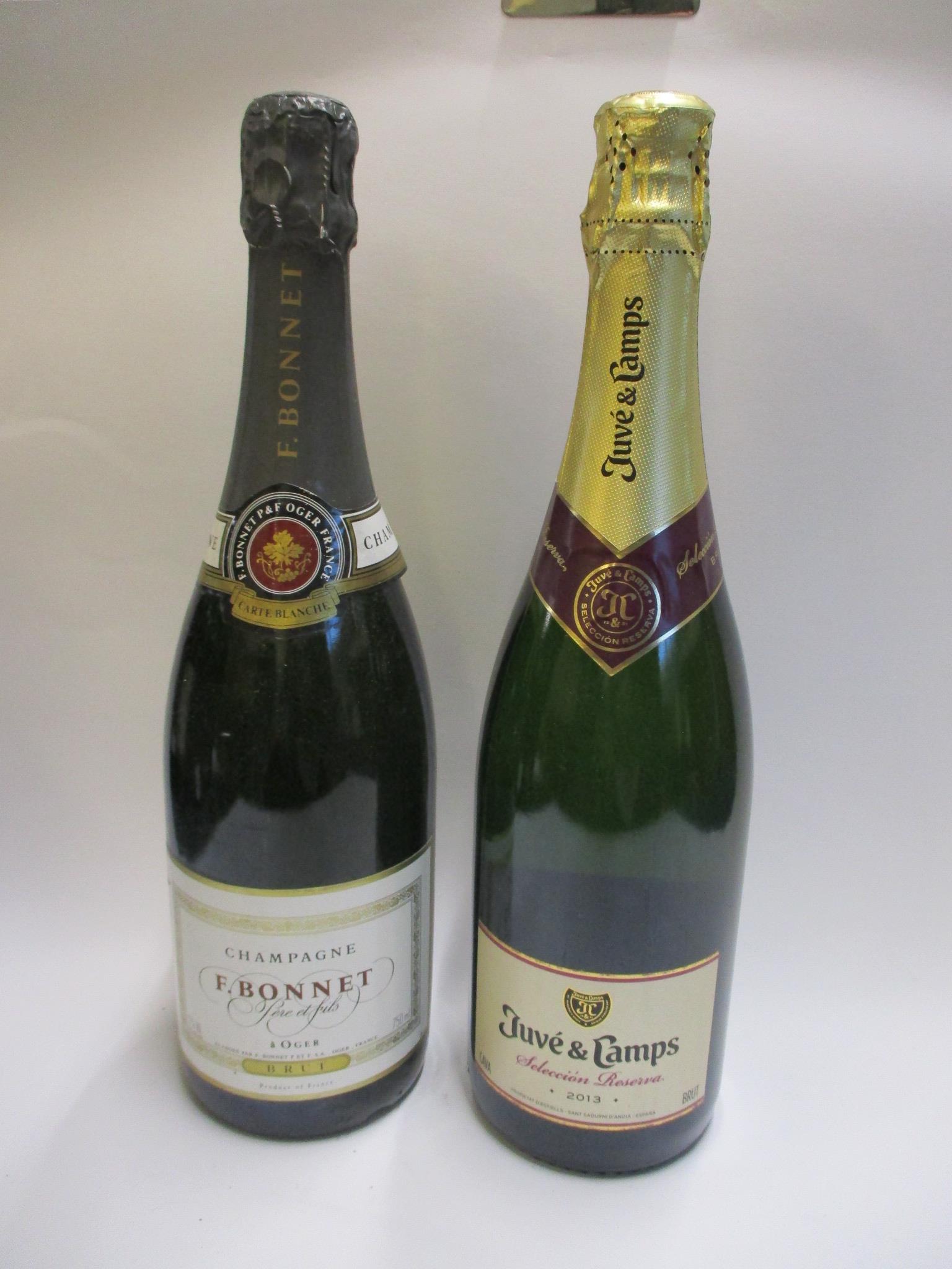 NV F Bonnet Champagne (1 bottle) t/w NV Juve & Camps Sparkling (1 bottle)