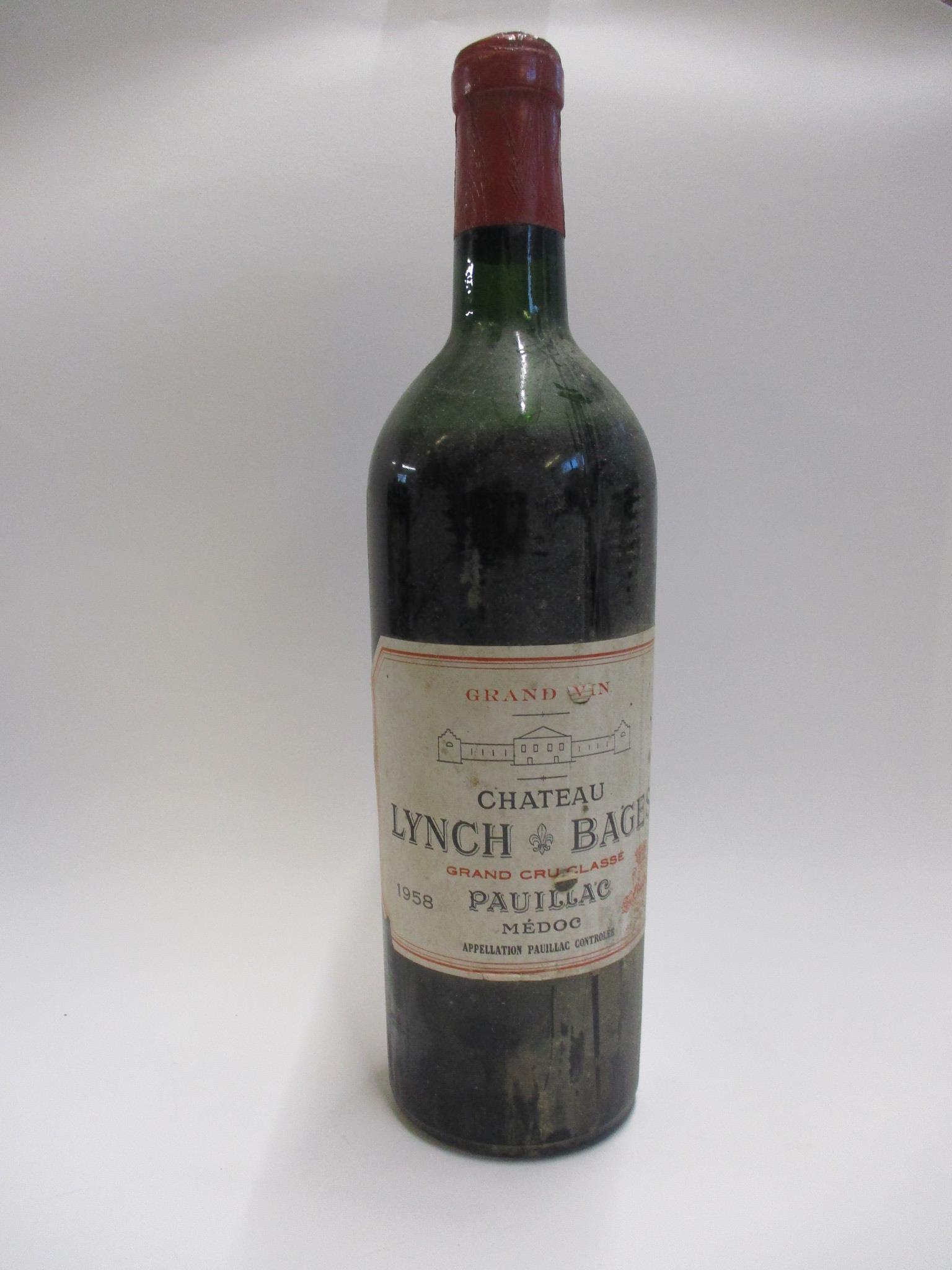 1958 Ch Lynch Bages, Grand Cru, Pauillac, 1 bottle
