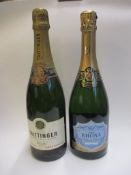 NV Taittinger Champagne (1 bottle) t/w NV Graham Beck The Rona Sparkling (1 bottle)