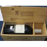 Ch Teysier St Emilion Grand Cru 2001, one jeroboam, in presentation wooden case.