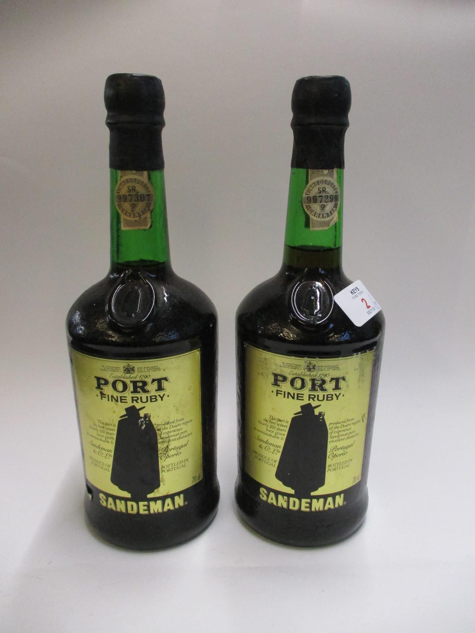 Sandeman Fine Ruby Port, 2 bottles