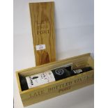 Sandemann 1986 LBV Port, in wooden presentation case (1 bt)