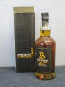 A bottle of Springbank vintage 1997 single malt whisky