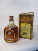 Kings Ransom "Round the World" Scotch Whisky, by William Whiteley & Co - 26 1/2 fl oz, 82.3% (in