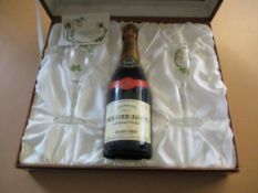 Perrier Jouet with 2 Glasses in a Gift Set Box, 1 bottle