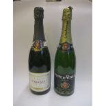 NV F Bonnet Champagne (1 bottle) t/w NV Veuve du Vernay Sparkling (1 bottle)