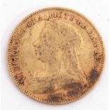 Victoria half sovereign dated 1897