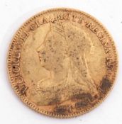 Victoria half sovereign dated 1897