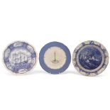 Group of three Nelson related plates including a Royal Doulton early 20th century Battle of