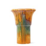Clarice Cliff vase in the Delicia pattern, shape 374, 31cm high