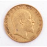 Edward VII half sovereign dated 1903