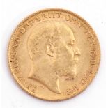 Edward VII half sovereign dated 1907