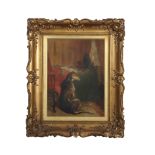 After Sir Edwin Landseer (19th century), "High Life" and "Low Life", pair of oils on canvas, bearing