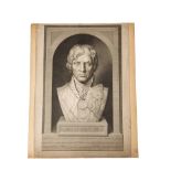 After Charles Knight, "A marble bust of Admiral Lord Nelson, carved by the Hon Anne Seymour Damer,