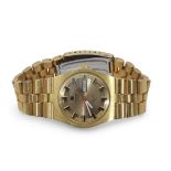 Third quarter of 20th century Gents gold plated and stainless steel backed automatic, Tissot "PR 516