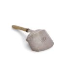 George III mother of pearl handled shovel caddy spoon, Joseph Wilmore, Birmingham 1810, length 9.