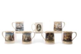 Series of Nelson related tankards published by The Danbury Mint including the Trafalgar tankard, a