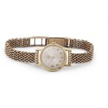 Ladies third quarter of 20th century 9ct gold cased Omega wrist watch with mechanical movement,