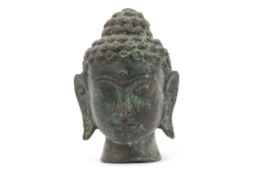 Bronze head of Buddha