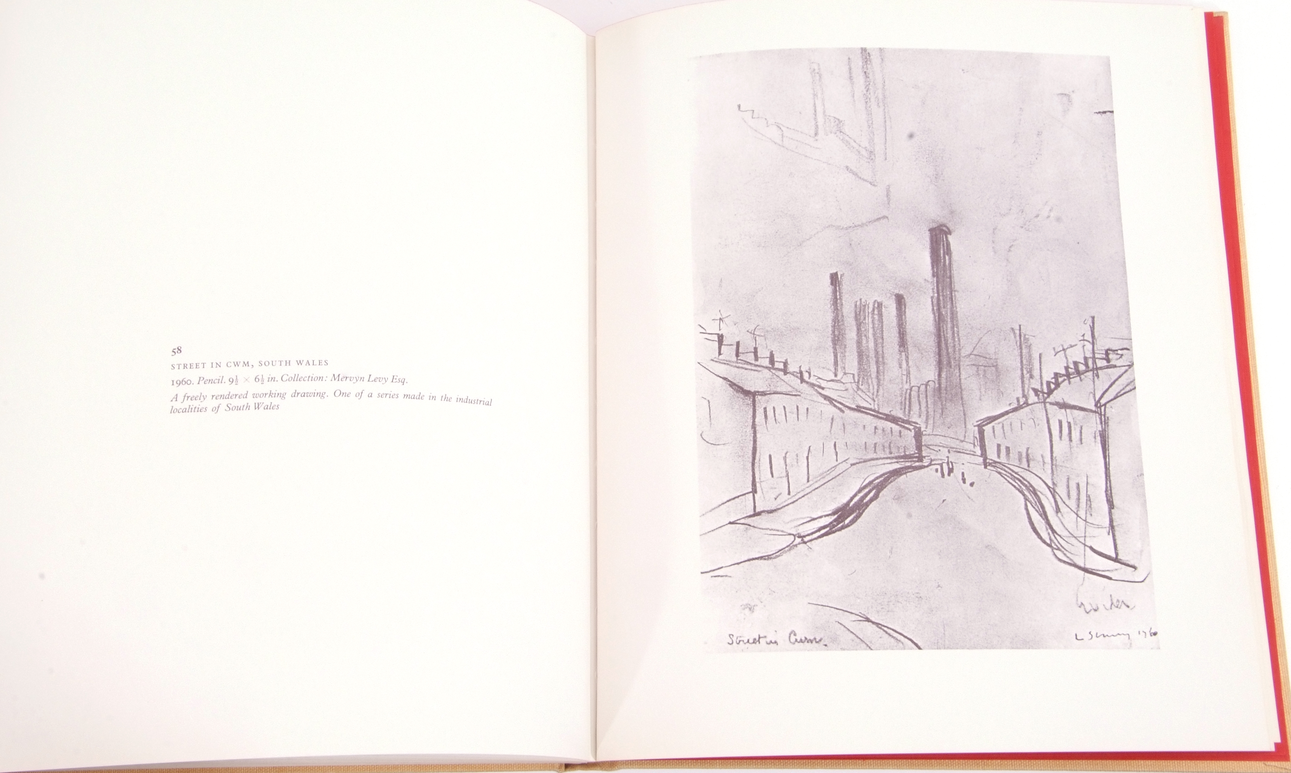 Drawings of L S Lowry, with an introduction and notes by Mervyn Levy - book published by Cory, Adams - Image 6 of 6
