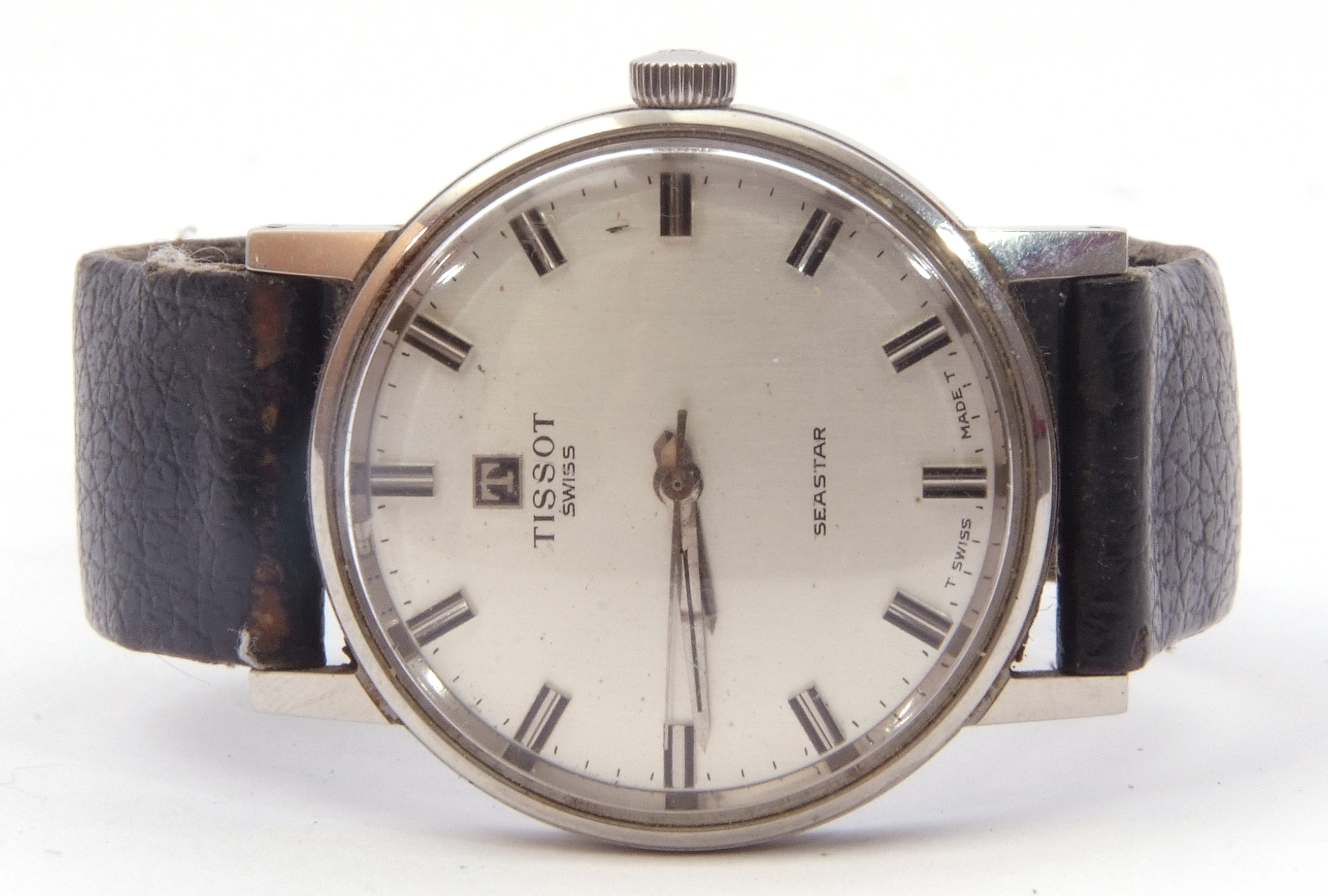 Third quarter of 20th century gents stainless steel cased Tissot "Seastar" wrist watch with silvered - Image 5 of 6