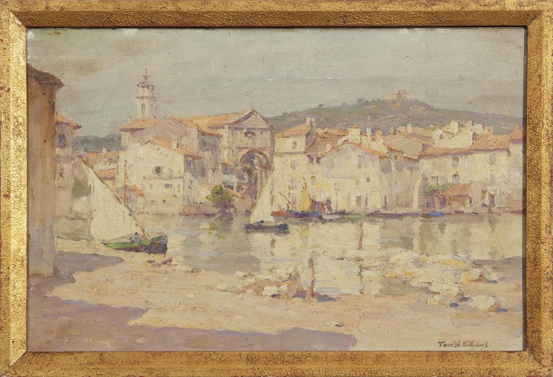 Terrick Williams, RA, RI, ROI (1860-1936), "Martiques, the Provencal Venice", oil on canvas,