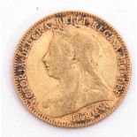 Victoria half sovereign dated 1894