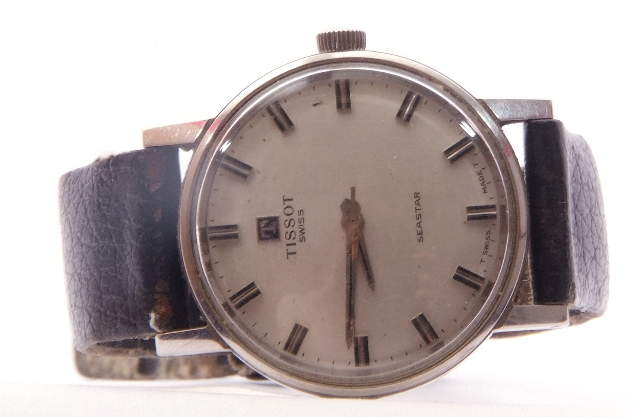 Third quarter of 20th century gents stainless steel cased Tissot "Seastar" wrist watch with silvered - Image 6 of 6