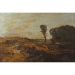 James Peel (1811-1906), Extensive landscape, oil on canvas, signed lower left, 34 x 51cm, unframed