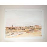 Sir Walter Westley Russell, RA, RWS, "Shoreham, Sussex", watercolour, signed lower left, 25 x