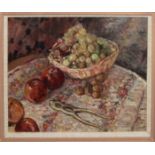 Keith Johnson, Still Life studies, group of four oils on board, three signed, assorted sizes (4)