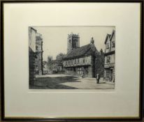 Henry James Starling, RE (1905-1996), "Colegate, Norwich", black and white etching, signed, dated