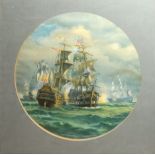 Battle of Cape St Vincent, February 14th 1797 between Lord Nelson and Spanish Admiral, Victorian