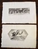 After Francesco, Villanena, packet containing two Old Master engravings, both unframed (2)