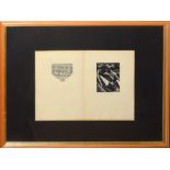 Paul Nash (1889-1946) "Genesis", wood engraved page for Genesis by Paul Nash, Nonsuch Press,