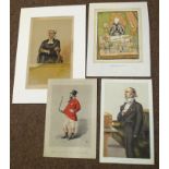 Packet of four prints after Spy etc (4)