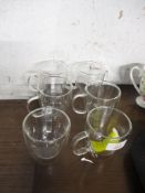 Set of glass Mugs