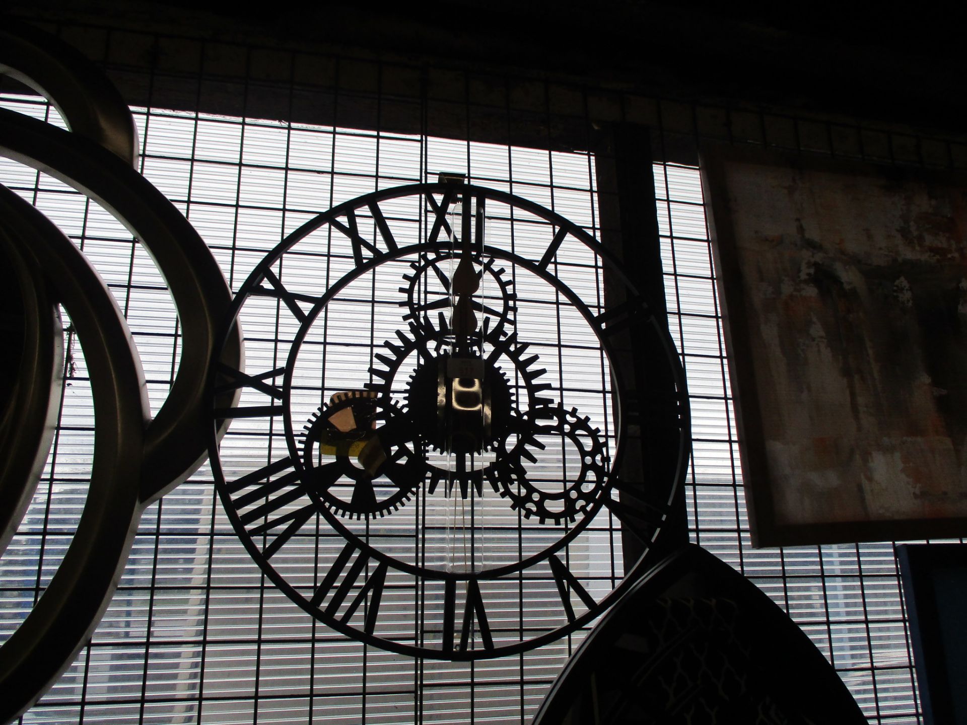 Williston Forge Fiora The Cog 50.8cm Wall Clock, Wall Clock Colour: Black, RRP £74.99