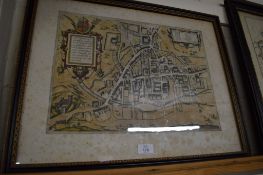 VINTAGE MAP “CANTEBRIGIA”