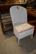 VINTAGE BASKET WORK BEDROOM CHAIR