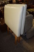 TWO MODERN HEADBOARDS, 92CM WIDE