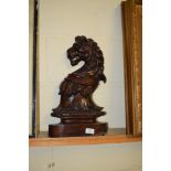 LATE 19TH CENTURY CARVED MODEL OF A LION, PROBABLY FROM A LARGE PIECE OF FURNITURE