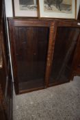 MAHOGANY BOOKCASE, 95CM WIDE