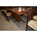 REPRODUCTION DROP LEAF PEDESTAL TABLE, 82CM WIDE